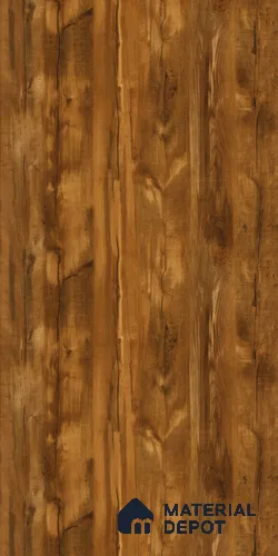 Wooden Look 683 ZSM Boston Russet 8 ft x 4 ft Suede Finish Decorative Laminate - 1 mm | Suitable for TV Unit, Wardrobe, Kitchen Cabinets