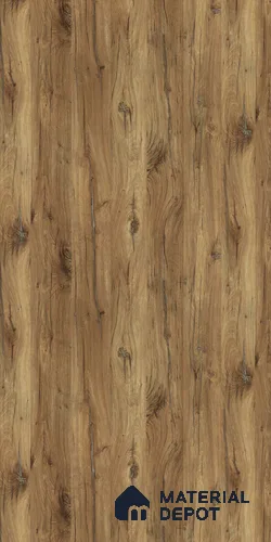 Wooden Look 694 HGL Light Natural Oak 8 ft x 4 ft High Gloss Finish Decorative Laminate - 1 mm | Suitable for TV Unit, Wardrobe, Kitchen Cabinets