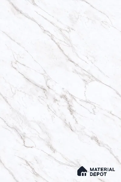 Marble Floor Tile TL 13293 Endless Classic Carrara 6 ft x 4 ft Glossy Finish Colorbody Vitrified Tile - 15 mm | Suitable For Living Room, Bedroom & Dining Area