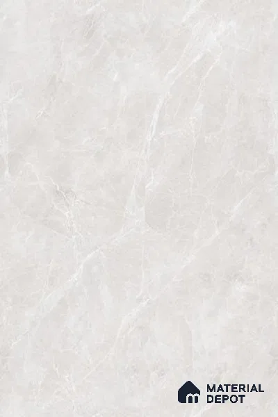 Marble Floor & Wall Tile TL 13305 C Kenzo Bianco 6 ft x 4 ft Pearl Finish Vitrified Tile - 9 mm | Suitable For Living Room, Bedroom & Dining Area