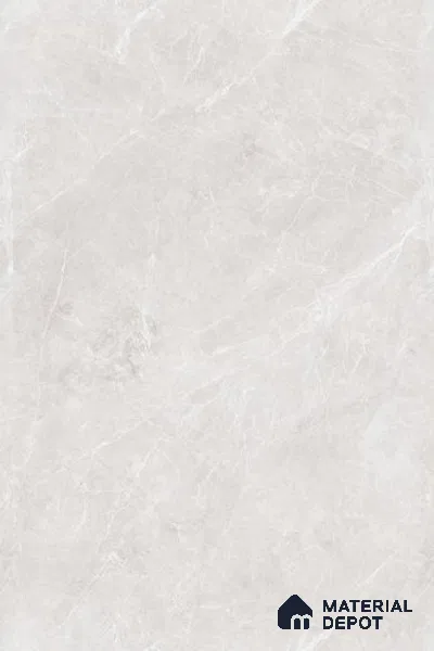 Marble Floor & Wall Tile TL 13305 C Kenzo Bianco 6 ft x 4 ft Pearl Finish Vitrified Tile - 9 mm | Suitable For Living Room, Bedroom & Dining Area