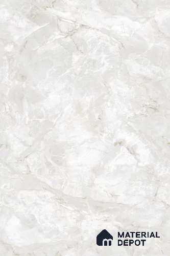 Marble Floor & Wall Tile TL 13299 Endless Myra Bianco 6 ft x 4 ft Glossy Finish Vitrified Tile - 9 mm | Suitable For Living Room, Bedroom & Dining Area