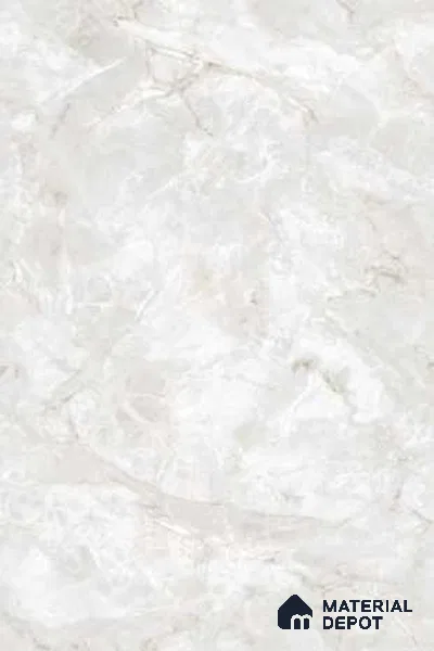 Marble Floor & Wall Tile TL 13299 Endless Myra Bianco 6 ft x 4 ft Glossy Finish Vitrified Tile - 9 mm | Suitable For Living Room, Bedroom & Dining Area