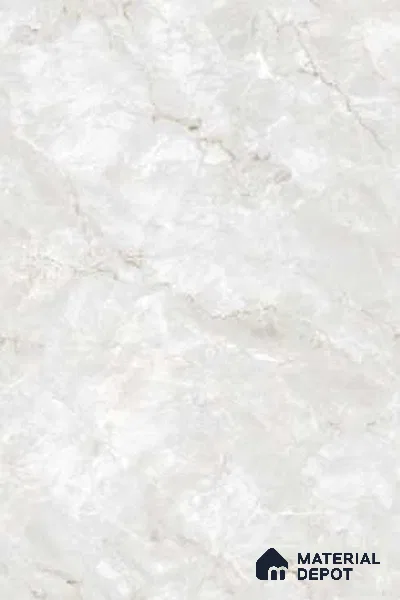Marble Floor & Wall Tile TL 13299 Endless Myra Bianco 6 ft x 4 ft Glossy Finish Vitrified Tile - 9 mm | Suitable For Living Room, Bedroom & Dining Area
