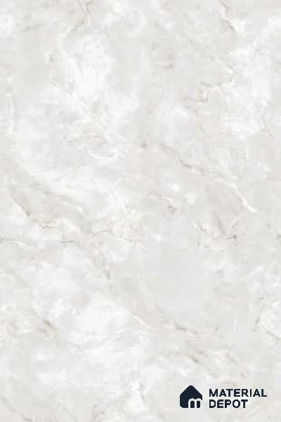 Marble Floor & Wall Tile TL 13299 Endless Myra Bianco 6 ft x 4 ft Glossy Finish Vitrified Tile - 9 mm | Suitable For Living Room, Bedroom & Dining Area
