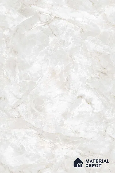 Marble Floor Tile TL 13299 B Endless Myra Bianco 6 ft x 4 ft Glossy Finish Colorbody Vitrified Tile - 15 mm | Suitable For Living Room, Bedroom & Dining Area