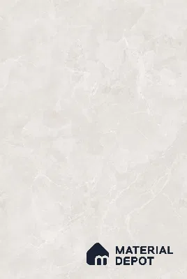 Marble Floor & Wall Tile TL 13306 Luca Bianco 6 ft x 4 ft Paper Matte Finish Vitrified Tile - 9 mm | Suitable For Living Room, Bedroom & Dining Area