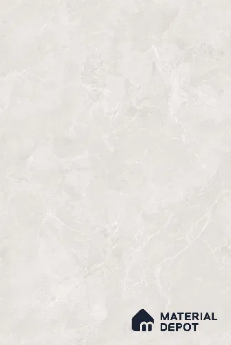 Marble Floor & Wall Tile TL 13306 Luca Bianco 6 ft x 4 ft Paper Matte Finish Vitrified Tile - 9 mm | Suitable For Living Room, Bedroom & Dining Area