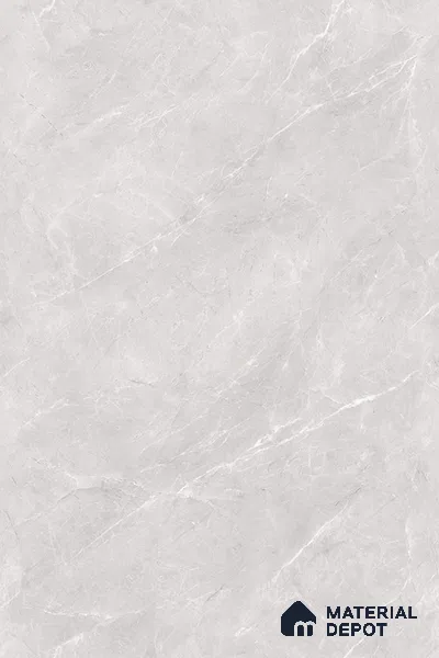 Marble Floor & Wall Tile TL 13307 Magnum Grey 6 ft x 4 ft Glossy Finish Vitrified Tile - 9 mm | Suitable For Living Room, Bedroom & Dining Area