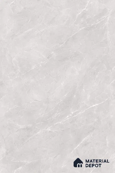 Marble Floor & Wall Tile TL 13307 Magnum Grey 6 ft x 4 ft Glossy Finish Vitrified Tile - 9 mm | Suitable For Living Room, Bedroom & Dining Area