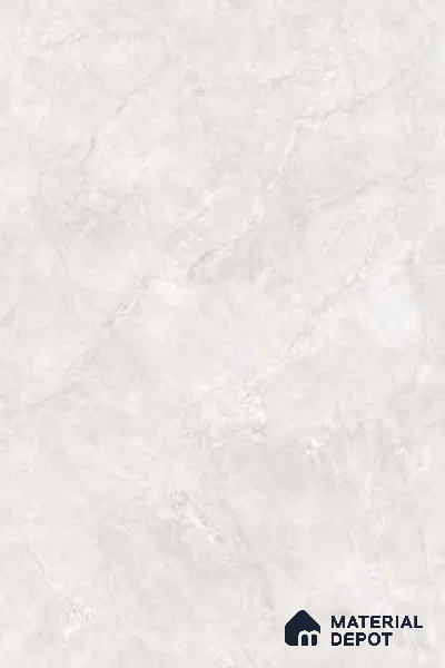 Marble Floor & Wall Tile TL 13290 Endless Arctic White 6 ft x 4 ft Glossy Finish Vitrified Tile - 9 mm | Suitable For Living Room, Bedroom & Dining Area