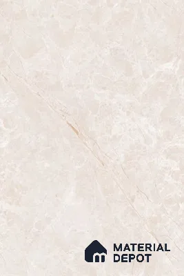 Marble Floor & Wall Tile TL 13303 Fendi Crema 6 ft x 4 ft Glossy Finish Vitrified Tile - 9 mm | Suitable For Living Room, Bedroom & Dining Area