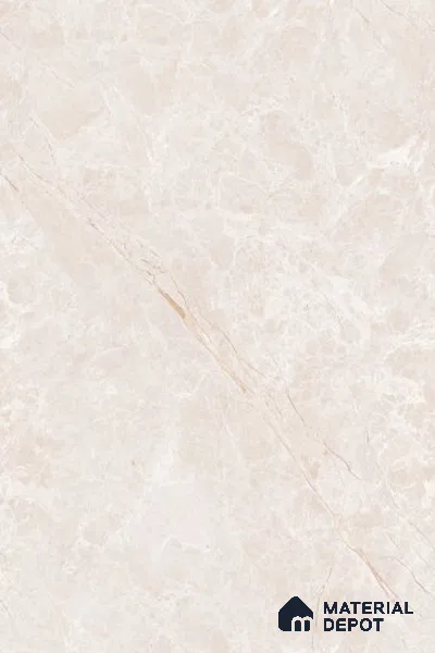 Marble Floor & Wall Tile TL 13303 Fendi Crema 6 ft x 4 ft Glossy Finish Vitrified Tile - 9 mm | Suitable For Living Room, Bedroom & Dining Area