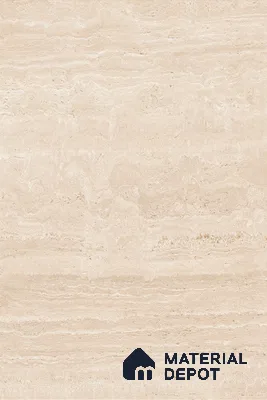 Marble Wall & Floor Tile TL 13435 Tibur Beige Riga 6 ft x 4 ft Matte Finish Vitrified Tile - 9 mm | 4 Random Design | Suitable For Living Room, Bedroom, Dining Area