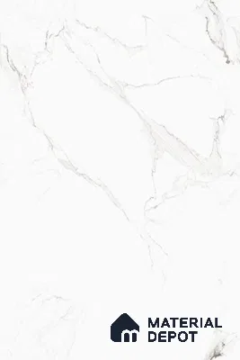Marble Floor & Wall Tile TL 13309 C Michael Statuario 6 ft x 4 ft Pearl Finish Vitrified Tile - 9 mm | Suitable For Living Room, Bedroom & Dining Area