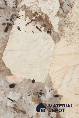 Marble Floor & Wall Tile TL 13313 Patagonia Petris 6 ft x 4 ft Glossy Finish Vitrified Tile - 9 mm | Suitable For Living Room, Bedroom & Dining Area