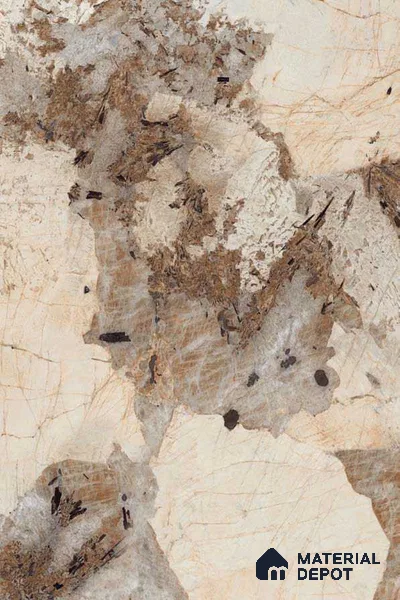 Marble Floor & Wall Tile TL 13313 Patagonia Petris 6 ft x 4 ft Glossy Finish Vitrified Tile - 9 mm | Suitable For Living Room, Bedroom & Dining Area