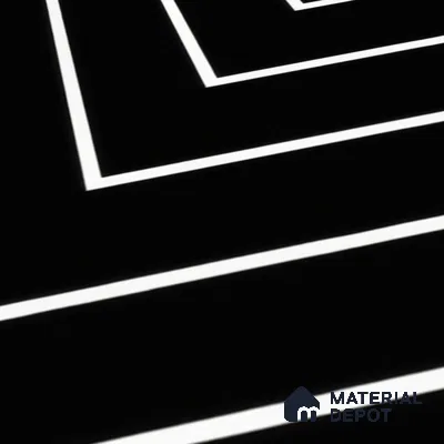 Moroccan Wall & Floor Tile TL 00234 Black & White 1 ft x 1 ft Matte Finish Ceramic Tile - 9 mm | Suitable For Kitchen, Bathroom, Dining Area | Please Expect a Slight Variation of Pattern