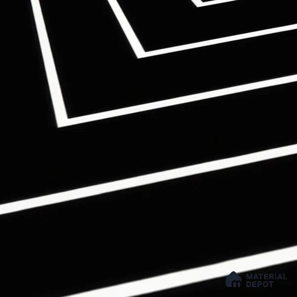 Moroccan Wall & Floor Tile TL 00234 Black & White 1 ft x 1 ft Matte Finish Ceramic Tile - 9 mm | Suitable For Kitchen, Bathroom, Dining Area | Please Expect a Slight Variation of Pattern