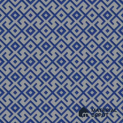 Moroccan Wall & Floor Tile TL 00239 Blue 1 ft x 1 ft Matte Finish Ceramic Tile - 9 mm | Suitable For Kitchen, Bathroom, Dining Area | Please Expect a Slight Variation of Pattern