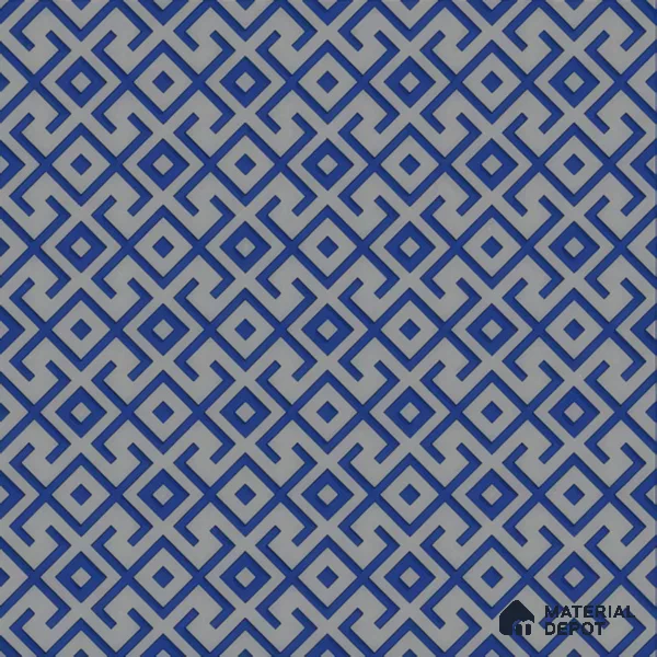 Moroccan Wall & Floor Tile TL 00239 Blue 1 ft x 1 ft Matte Finish Ceramic Tile - 9 mm | Suitable For Kitchen, Bathroom, Dining Area | Please Expect a Slight Variation of Pattern