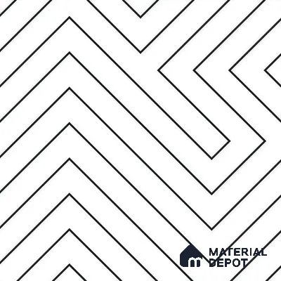Moroccan Wall & Floor Tile TL 00240 A White 1 ft x 1 ft Matte Finish Ceramic Tile - 9 mm | Suitable For Kitchen, Bathroom, Dining Area | Please Expect a Slight Variation of Pattern