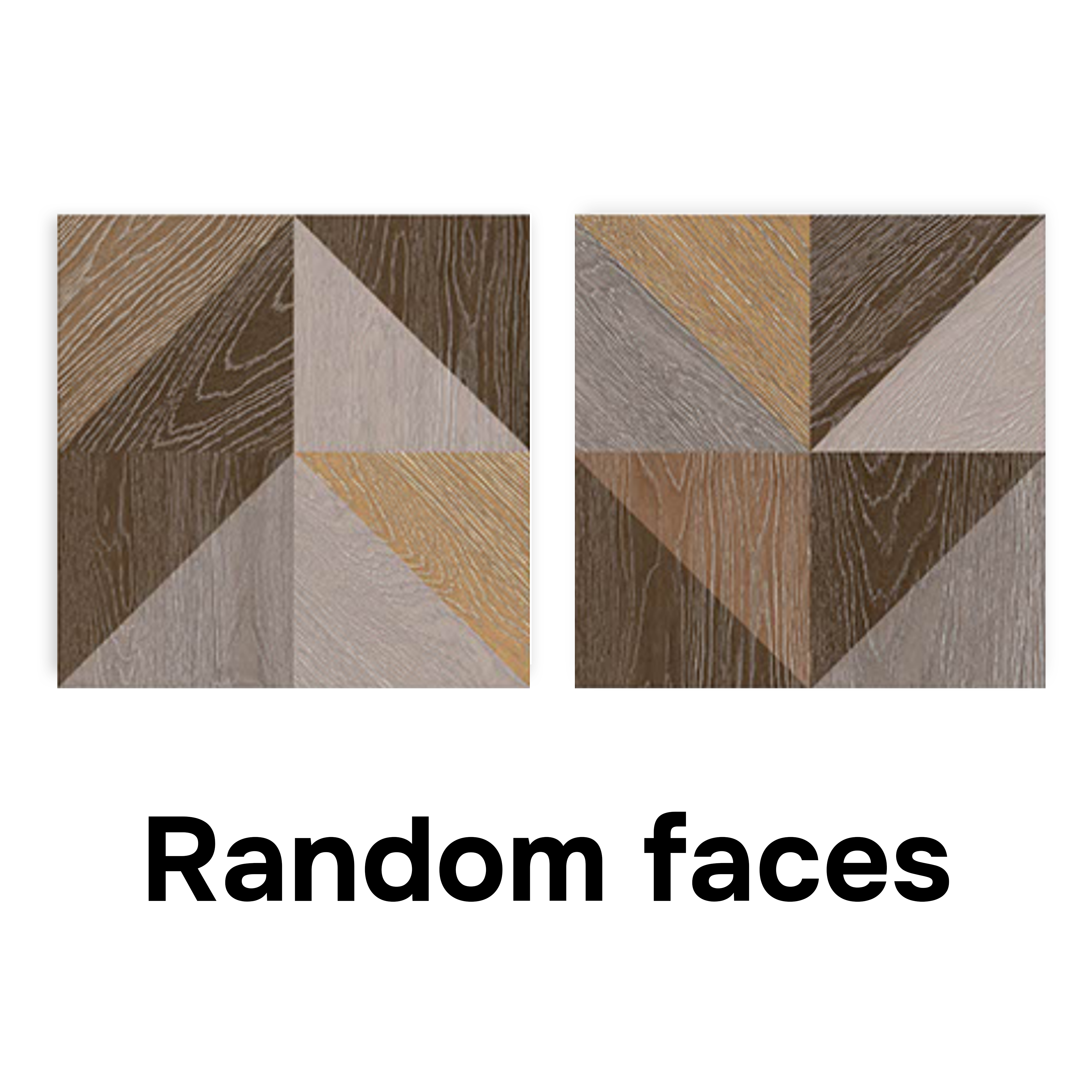 Moroccan Floor & Wall Tile TL 04376 Sliced Brown Wood 1 ft x 1 ft Matte Finish Ceramic Tile - 9 mm | Random Design | Suitable For Kitchen, Bathroom, Balcony | Please Expect a Slight Variation of Pattern