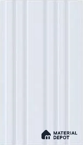 White Plain Colour Louver 7310 9 ft x 5 inch Charcoal Panel - 12 mm | Suitable for Feature Wall, TV Unit & Living Room | Width is Subjected to 5% Variation