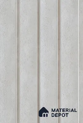 Grey Stone Louver 7501 9 ft x 5 inch Charcoal Panel - 12 mm | Suitable for Feature Wall, TV Unit & Living Room | Width is Subjected to 5% Variation