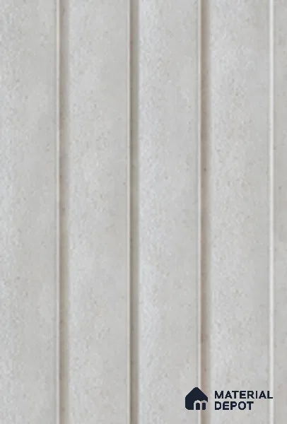 Grey Stone Louver 7501 9 ft x 5 inch Charcoal Panel - 12 mm | Suitable for Feature Wall, TV Unit & Living Room | Width is Subjected to 5% Variation