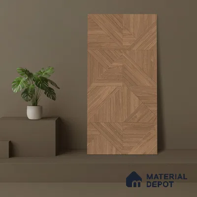 TL 03447 Buff Brown 1200 x 600 mm Matte Finish Wooden Look Wall & Floor Vitrified Tile - 9 mm (Random 01)