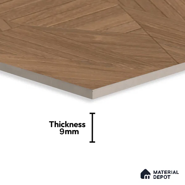 TL 03447 Buff Brown 1200 x 600 mm Matte Finish Wooden Look Wall & Floor Vitrified Tile - 9 mm (Random 01)