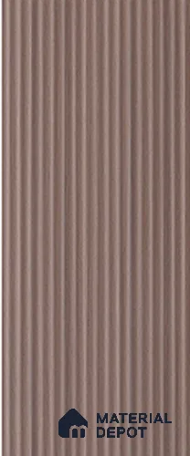 Brown Plain Colour Louver 7907 9 ft x 5 inch Charcoal Panel - 12 mm | Suitable for Feature Wall, TV Unit & Living Room | Width is Subjected to 5% Variation