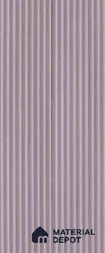 Pruple Plain Colour Louver 7908 9 ft x 5 inch Charcoal Panel - 12 mm | Suitable for Feature Wall, TV Unit & Living Room | Width is Subjected to 5% Variation
