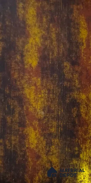 8107 RS 8 ft x 4 ft Rust Finish PVC Laminate - 1 mm
