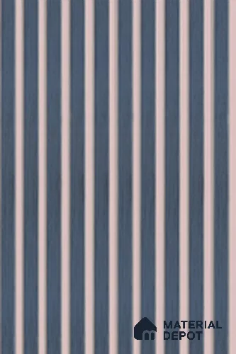 Multi Colour Patterned Louver 8203 9 ft x 6.1 inch Charcoal Panel - 12 mm | Suitable for Feature Wall, TV Unit & Living Room | Width is Subjected to 5% Variation