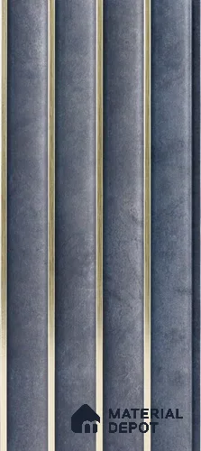 Grey Stone Louver PN 05294 8 ft x 4.9 inch Charcoal Panel - 12 mm | Suitable for Feature Wall, TV Unit & Living Room | Width is Subjected to 5% Variation