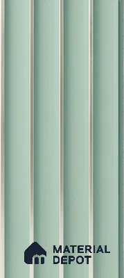 Blue Plain Colour Louver PN 05295 8 ft x 4.9 inch Charcoal Panel - 12 mm | Suitable for Feature Wall, TV Unit & Living Room | Width is Subjected to 5% Variation