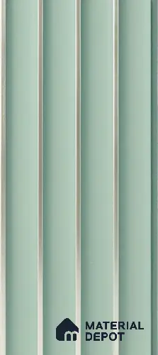 Blue Plain Colour Louver PN 05295 8 ft x 4.9 inch Charcoal Panel - 12 mm | Suitable for Feature Wall, TV Unit & Living Room | Width is Subjected to 5% Variation