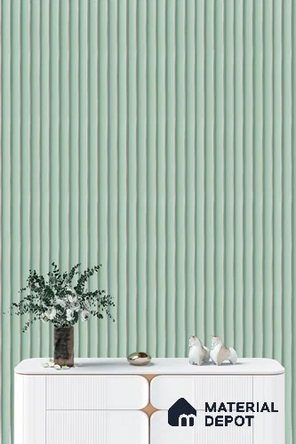Blue Plain Colour Louver PN 05295 8 ft x 4.9 inch Charcoal Panel - 12 mm | Suitable for Feature Wall, TV Unit & Living Room | Width is Subjected to 5% Variation