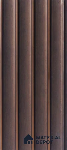 Brown Rustic Louver PN 05297 8 ft x 4.9 inch Charcoal Panel - 12 mm | Suitable for Feature Wall, TV Unit & Living Room | Width is Subjected to 5% Variation
