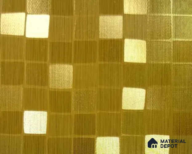 Patterned Look 9006 FL 8 ft x 4 ft Fabric Finish PVC Laminate - 1 mm | Suitable for Bedroom, TV Unit, Wardrobe