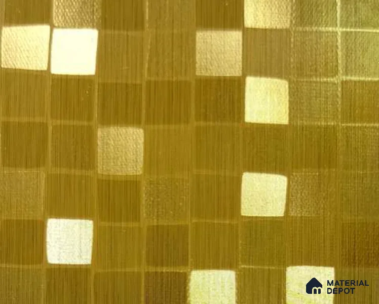 Patterned Look 9006 FL 8 ft x 4 ft Fabric Finish PVC Laminate - 1 mm | Suitable for Bedroom, TV Unit, Wardrobe