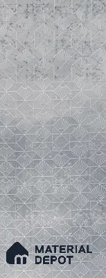 Grey Patterned Look PN 01568 8 ft x 4 ft Velvet Finish Decorative Wall Panel | Suitable for Feature Wall, TV Unit & Living Room | Plywood backing is Necessary | Width is Subjected to 5% Variation