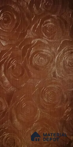 Patterned Look 9012 FL 8 ft x 4 ft Fabric Finish PVC Laminate - 1 mm | Suitable for Bedroom, TV Unit, Wardrobe