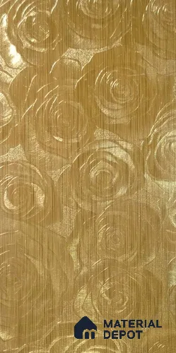 Patterned Look 9013 FL 8 ft x 4 ft Fabric Finish PVC Laminate - 1 mm | Suitable for Bedroom, TV Unit, Wardrobe