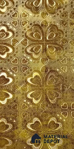 Patterned Look 9015 FL 8 ft x 4 ft Fabric Finish PVC Laminate - 1 mm | Suitable for Bedroom, TV Unit, Wardrobe