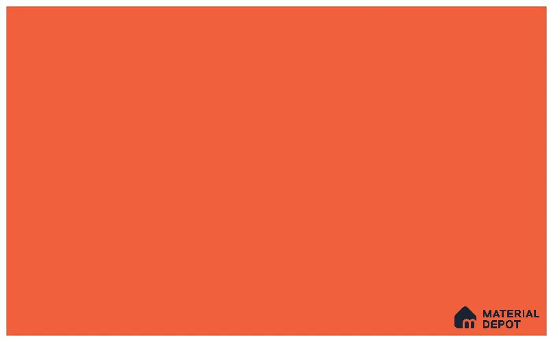 Vibrant Orange Solid Colors Look 913 MT 8 ft x 4 ft High Gloss Finish Decorative Laminate - 1 mm | Suitable for Living Room, Kitchen, Office