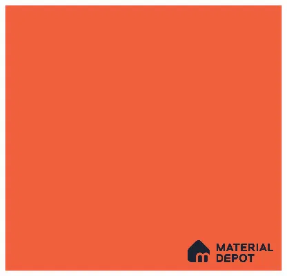 Vibrant Orange Solid Colors Look 913 MT 8 ft x 4 ft Matte Finish Decorative Laminate - 1 mm | Suitable for Living Room, Kitchen, Office