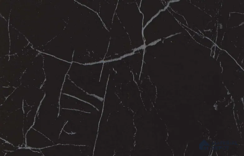 Black Marble Look 9296 SDM 8 ft x 4 ft Texture Finish Decorative Laminate - 1 mm | Suitable for TV Unit, Wardrobe, Kitchen Cabinets